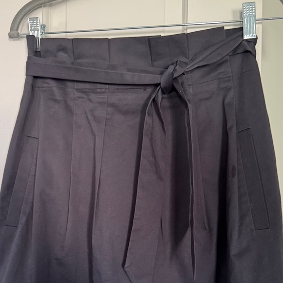 BCBGMaxAzria Navy Pencil Skirt with Tie small - Picture 2 of 6